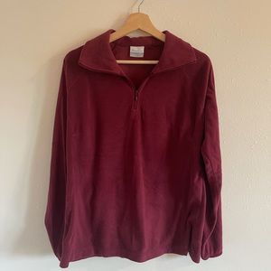 Columbia lightweight Fleece 1/4 Zip (Women’s XL)